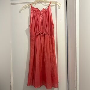 Esley Pink Silk Blend dress